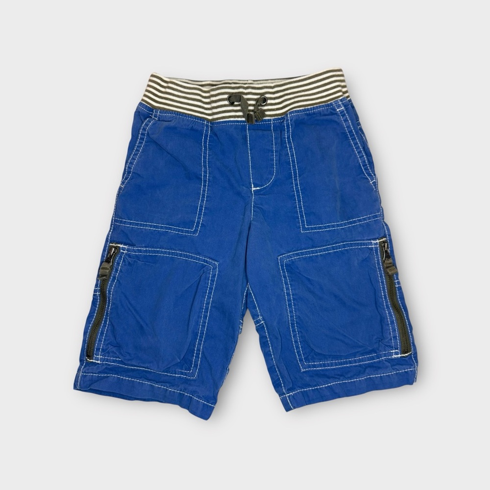 Mini Boden Vintage Blue Utility Pull On Shorts